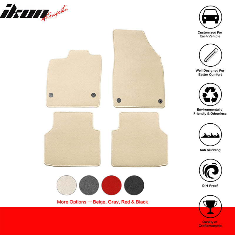 Fits 21-25 Volkswagen ID.4 4DR Floor Mat Carpet Nylon 4PCS