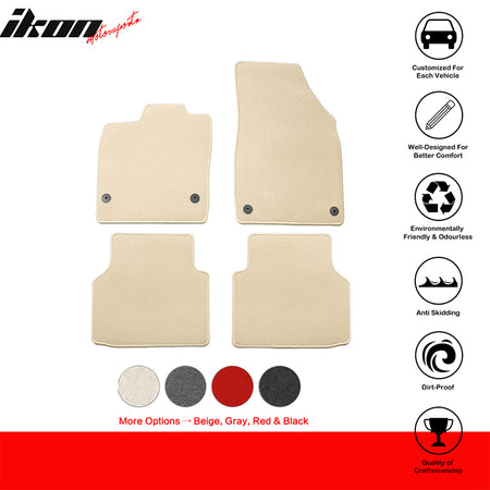 Fits 21-25 Volkswagen ID.4 4DR Floor Mat Carpet Nylon 4PCS