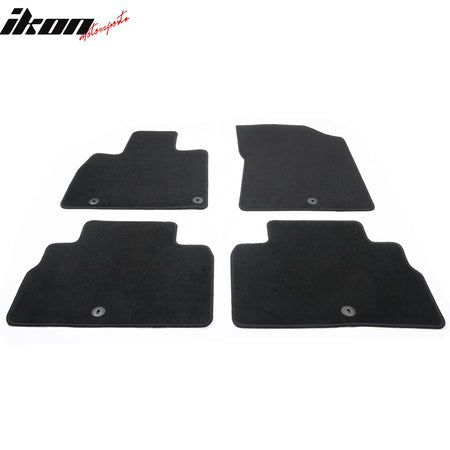 Fits 20-24 Kia Telluride 4DR Front & Rear Floor Mats Carpet Nylon 4PCS