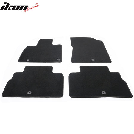 Fits 20-25 Kia Telluride 4DR Front & Rear Floor Mats Carpet Nylon 4PCS