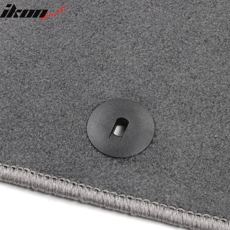 Fits 20-24 Kia Telluride 4DR Front & Rear Floor Mats Carpet Nylon 4PCS