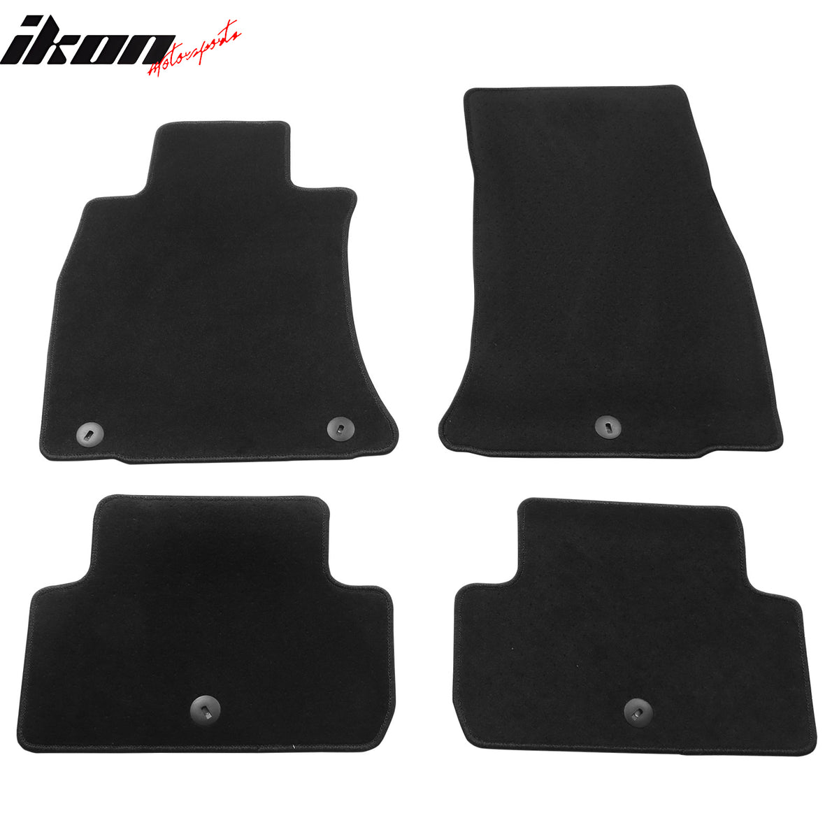 Fits 19-25 Genesis G70 Floor Mats Front Back Row Carpets Nylon 4PC Set