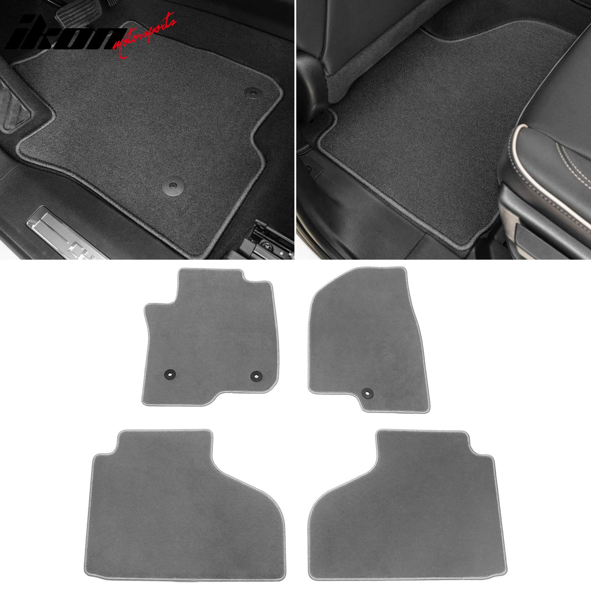 Fits 21-23 Chevrolet Suburban Tahoe GMC Yukon Floor Mats Carpet 4PCS