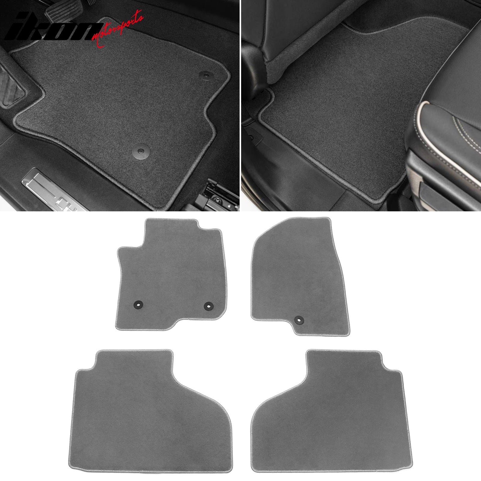 Fits 21-23 Chevrolet Suburban Tahoe GMC Yukon Floor Mats Carpet 4PCS