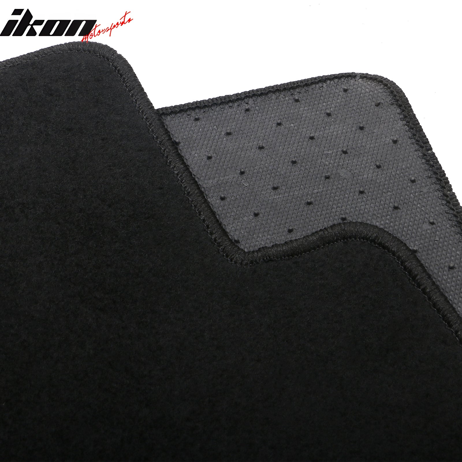 IKON MOTORSPORTS, Nylon Car Floor Mats Compatible with 2019-2024 Acura RDX 4DR, Driver Passenger Car Carpets, 3PCS Full Set