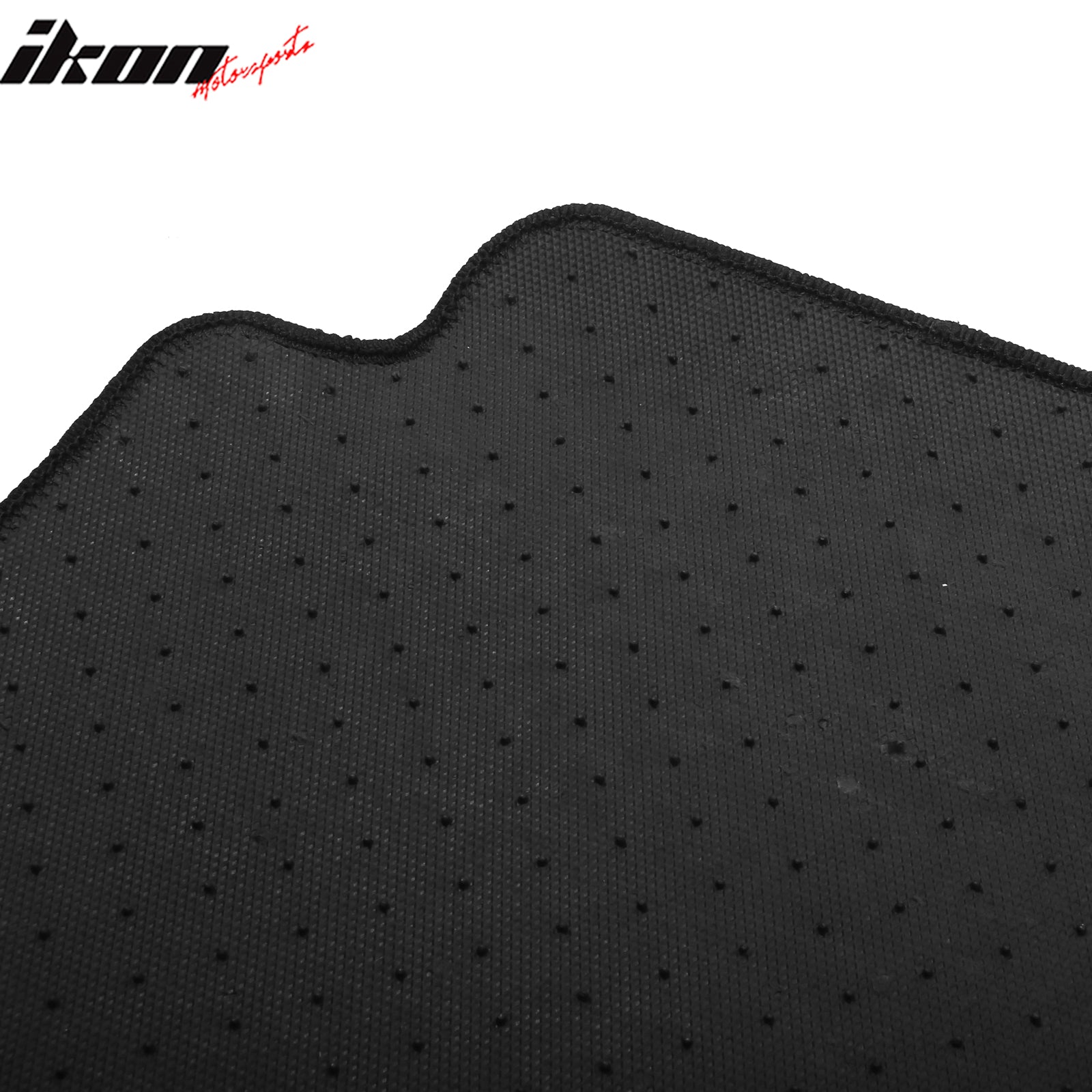 Fits 17-24 Alfa Romeo Giulia Anti-Slip Front Rear Floor Mats Nylon 4PCS - Black