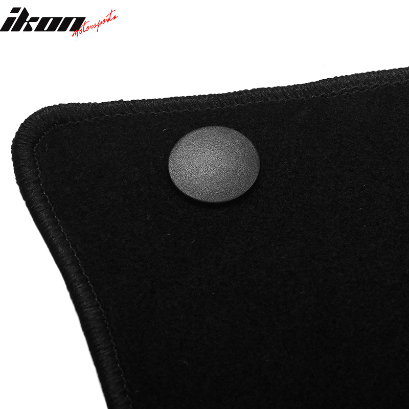 Fits 19-24 Nissan Altima Anti-Slip Front Rear Floor Mats Carpet Nylon 4PCS Black