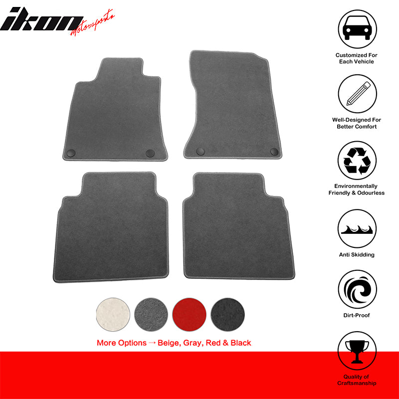 2019-2024 Nissan Altima 4DR OE Gray Front Rear Floor Mat Carpet Nylon