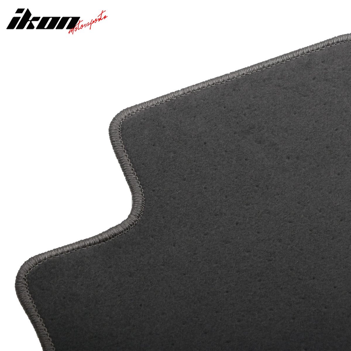 Fits 15-24 Nissan Murano Anti-Slip Front Rear Floor Mats Carpet Nylon 3PCS Gray