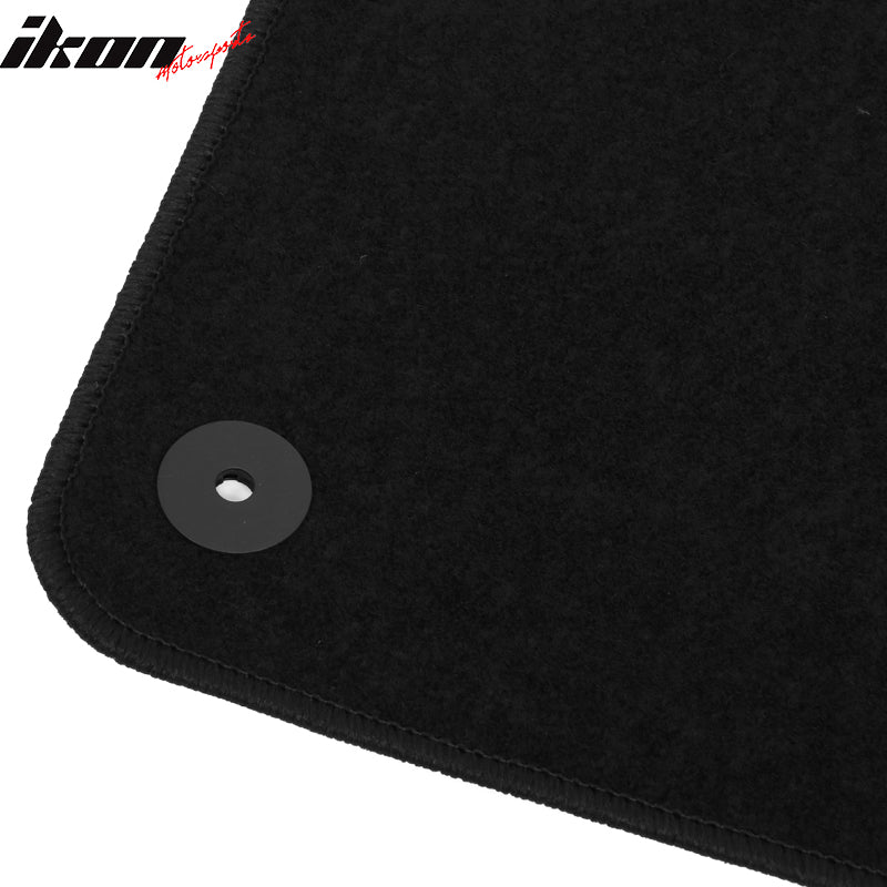 Fits 17-25 Audi Q7 SQ7 & 19-24 Q8 SQ8 RSQ8 4PCS Floor Mats Carpets Nylon Black