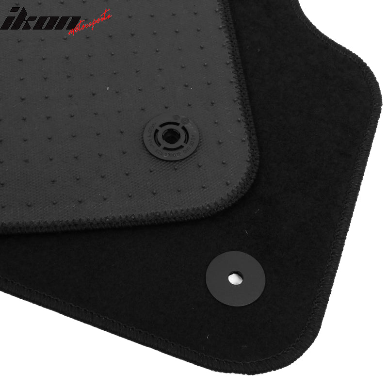 Fits 17-25 Audi Q7 SQ7 & 19-24 Q8 SQ8 RSQ8 4PCS Floor Mats Carpets Nylon Black