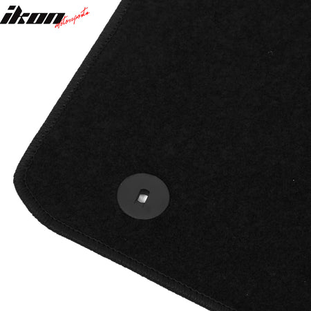 Fits 23-24 Hyundai Ioniq 6 3PCS Car Front Rear Floor Mats Carpets Nylon Black