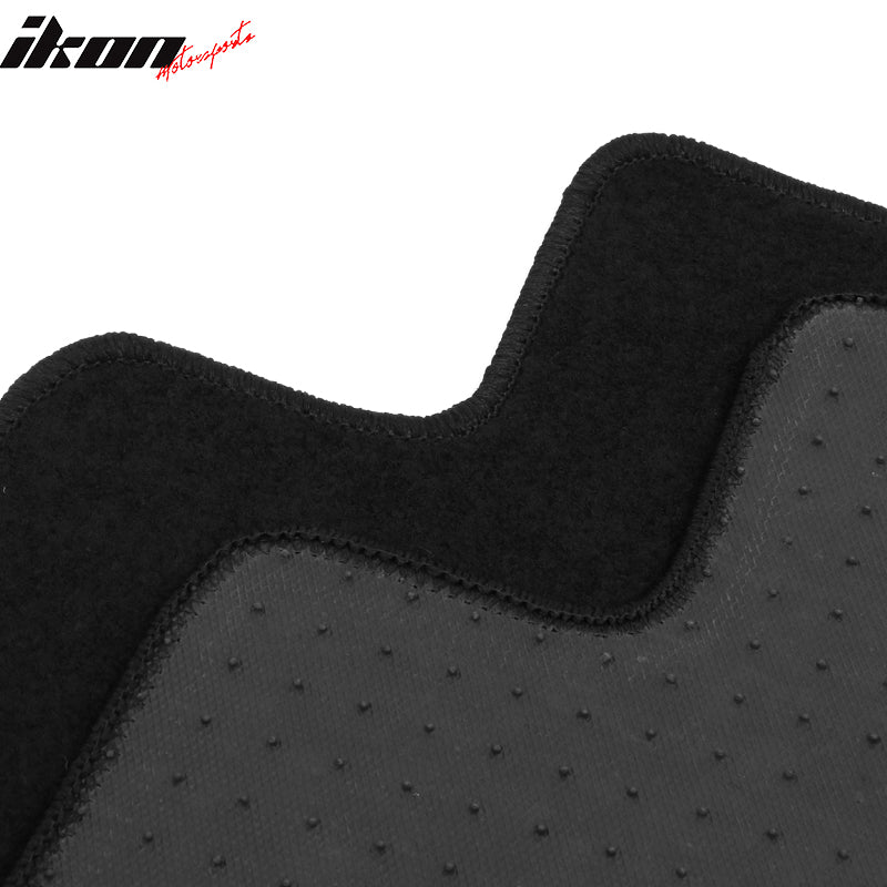 Fits 23-24 Hyundai Ioniq 6 3PCS Car Front Rear Floor Mats Carpets Nylon Black