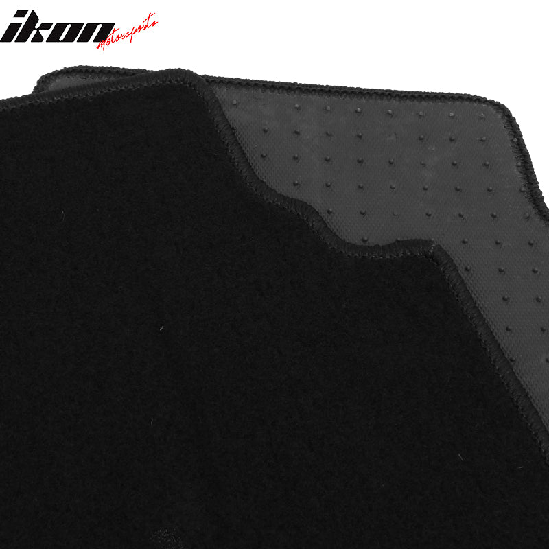 Fits 23-24 Toyota Prius Prime 4PCS Auto Front Rear Floor Mats Carpet Nylon Black