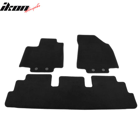 Fits 22-25 Infiniti QX60 7-Seat / Nissan Pathfinder 8-Seat Anti-Slip Floor Mats