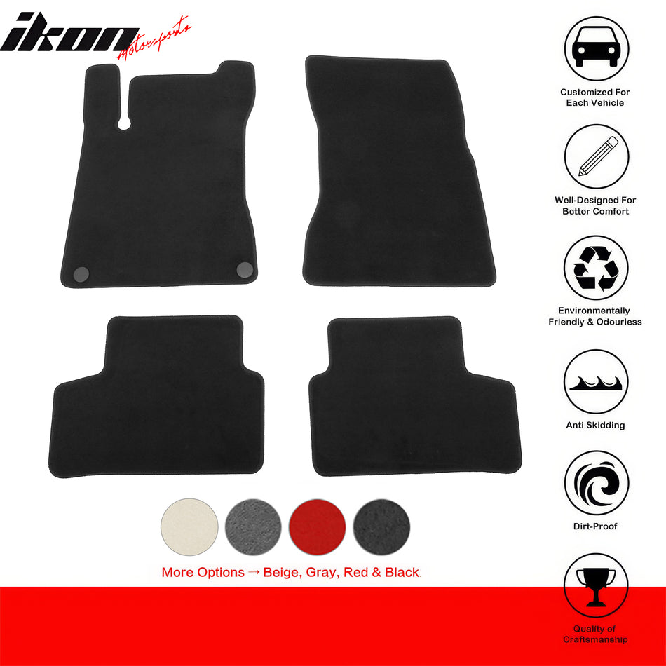 2021-2025 Benz H247 GLA-Class Black Floor Mats Nylon 4PCS