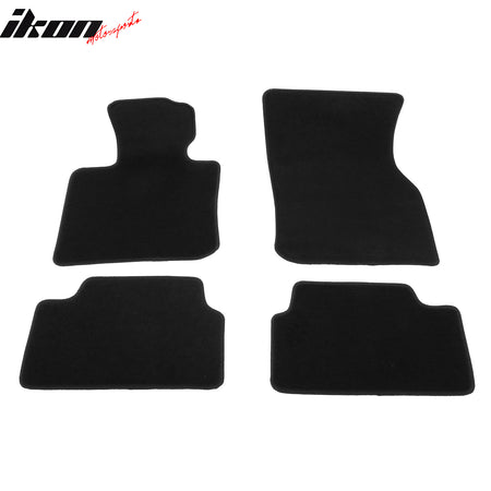 Fits 15-24 Mini Cooper F55 Hardtop 4-Door Anti-Slip Floor Mats Carpet Nylon 4PCS