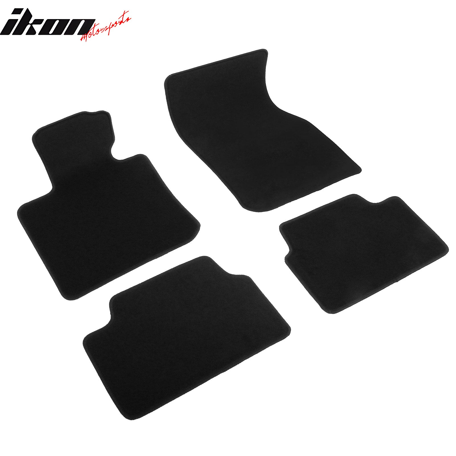 Fits 15-24 Mini Cooper F55 Hardtop 4-Door Anti-Slip Floor Mats Carpet Nylon 4PCS