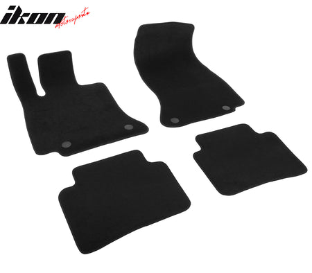 For 22-25 Benz C-Class W206 Sedan 4DR Non-Slip Floor Mats All Weather Nylon 4PCS