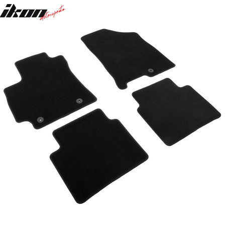 Fits 24-25 Hyundai Kona Gas Anti-Slip Front Rear Floor Mats Carpet Nylon 4PCS