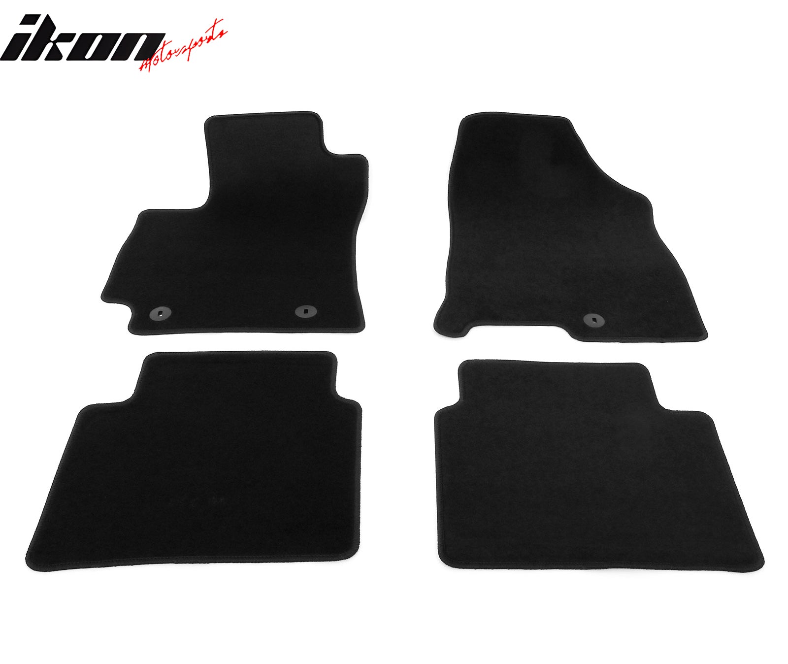 Fits 24-25 Hyundai Kona Gas Anti-Slip Front Rear Floor Mats Carpet Nylon 4PCS