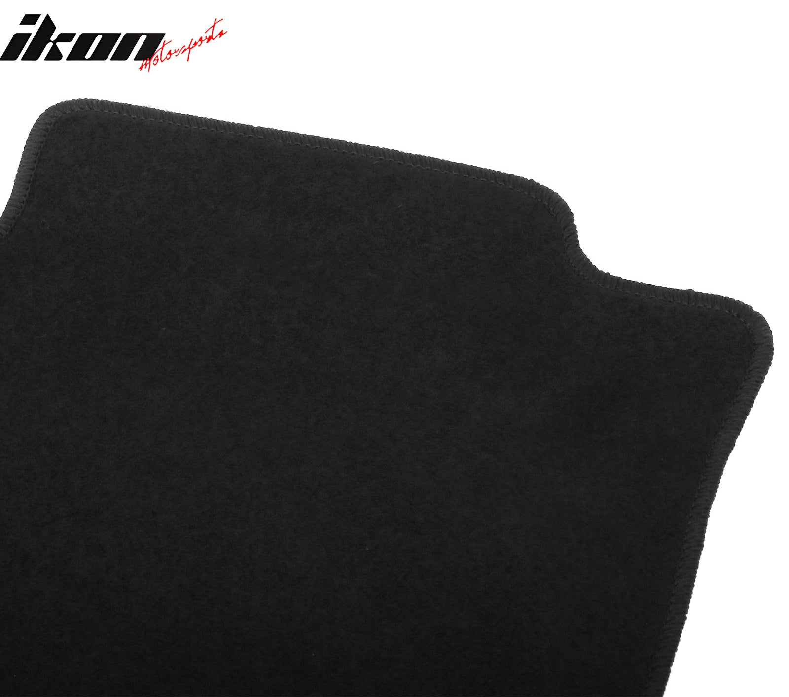 Fits 18-25 Nissan LEAF Anti-Slip Front Rear Floor Mats Carpet Nylon 4PCS Black