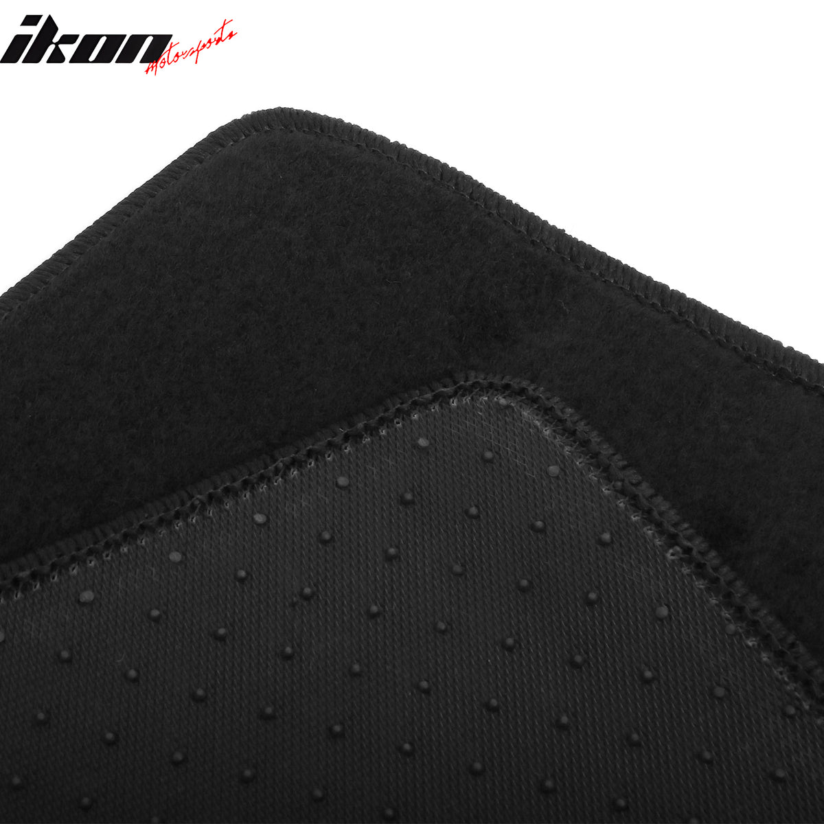 Fits 18-25 Nissan LEAF Anti-Slip Front Rear Floor Mats Carpet Nylon 4PCS Black