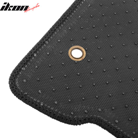 Fits 18-25 Nissan LEAF Anti-Slip Front Rear Floor Mats Carpet Nylon 4PCS Black