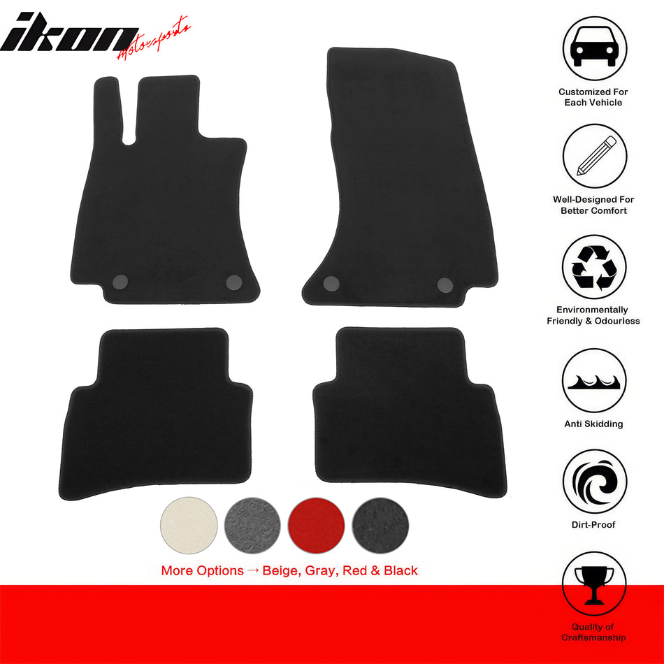 2024-2025 Benz E-Class W214 E200 E350 E450 Black Floor Mats Nylon