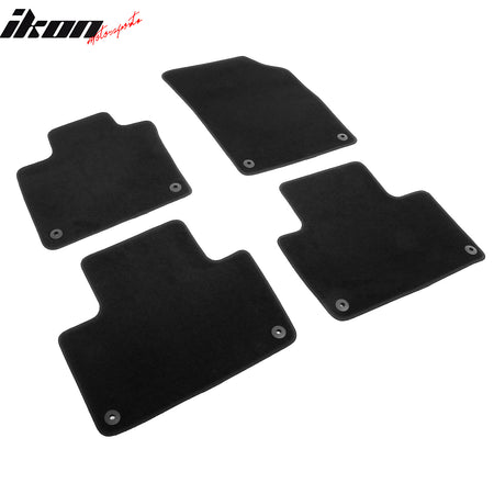 Fits 16-25 Volvo XC90 PHEV & MHEV Anti-Slip Floor Mats Carpets Nylon 4PCS Black