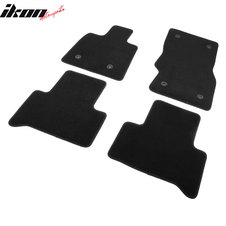 Fits 18-25 Alfa Romeo Stelvio Anti-Slip Front Rear Floor Mats Carpet Nylon 4PCS