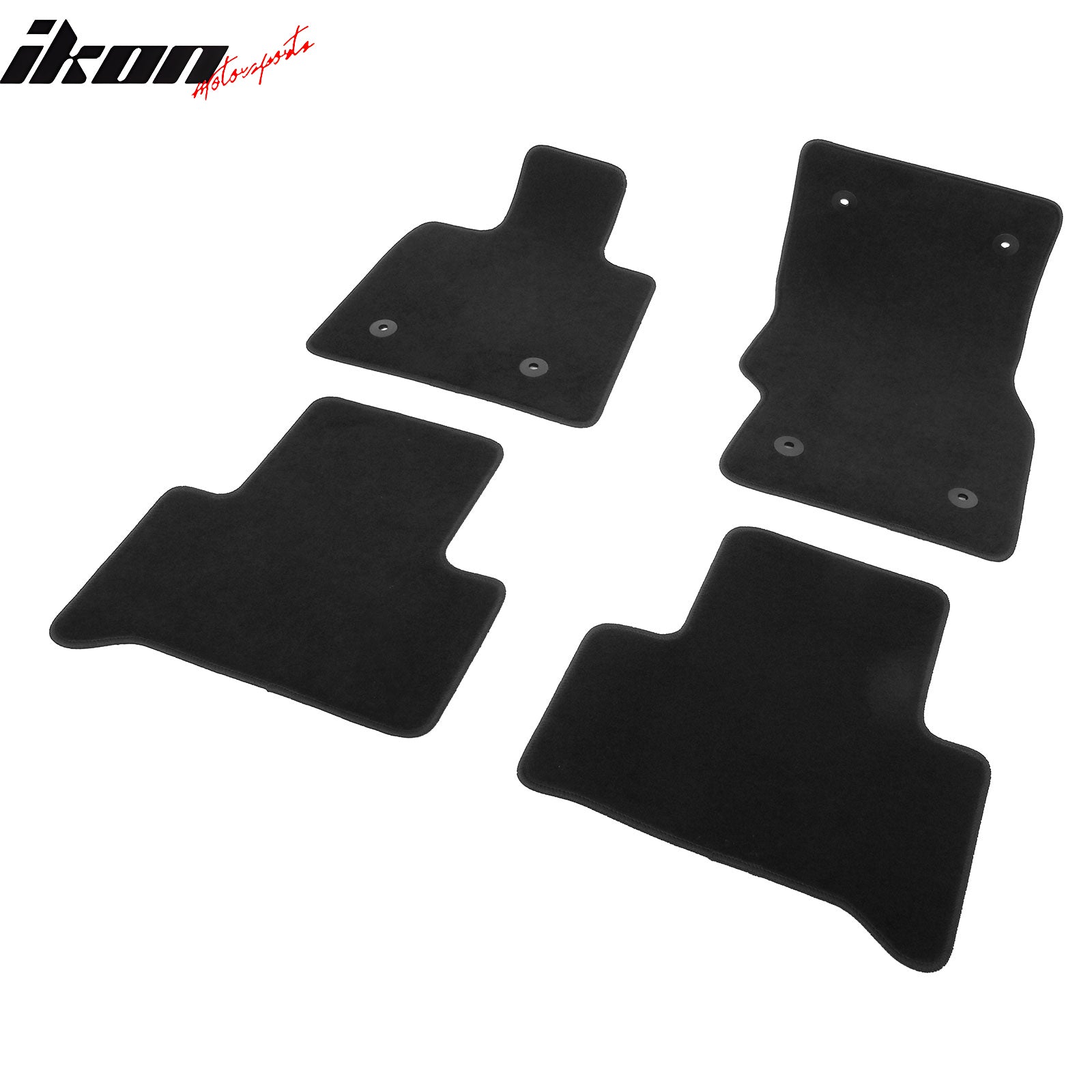 Fits 18-25 Alfa Romeo Stelvio Anti-Slip Front Rear Floor Mats Carpet Nylon 4PCS