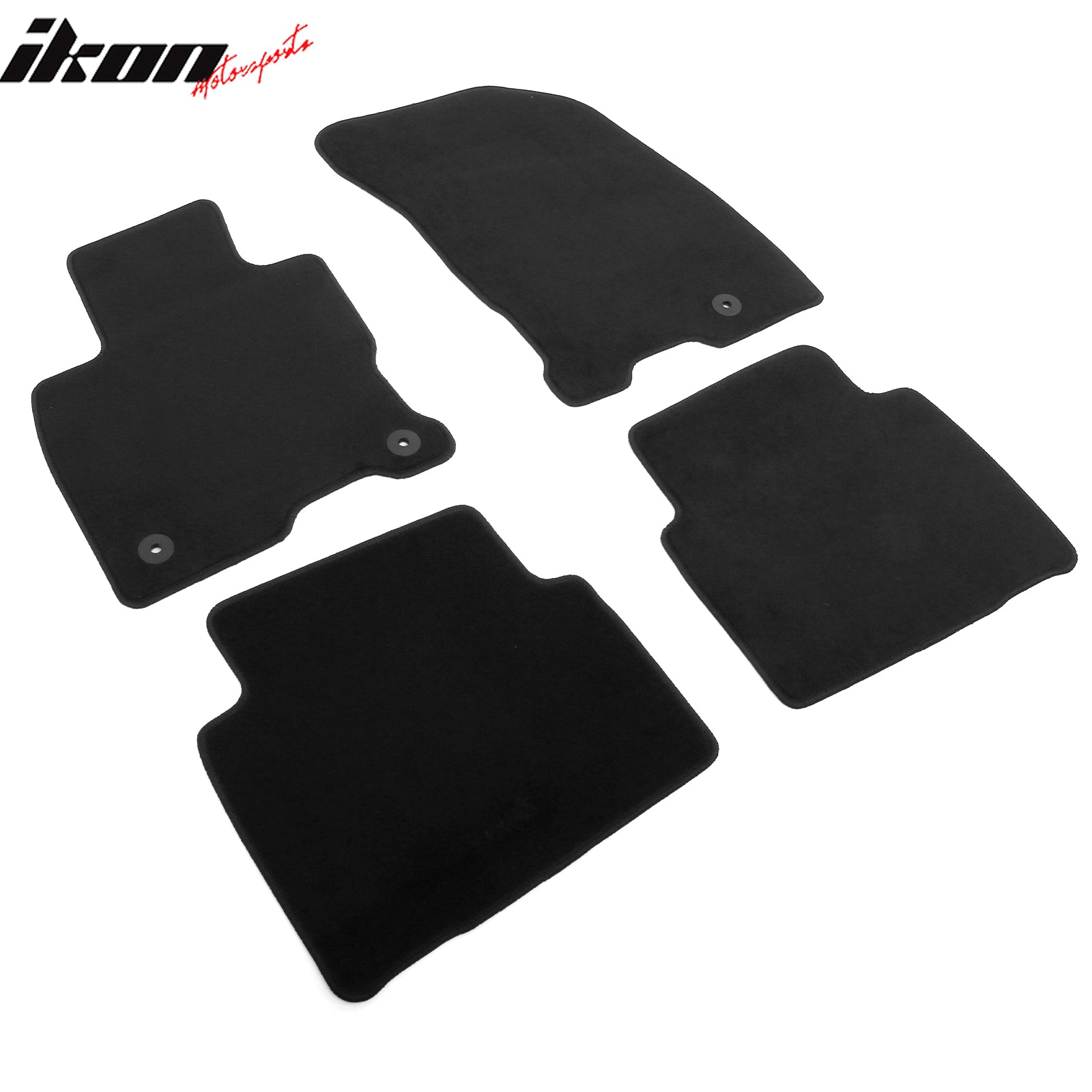 For 20-25 Lincoln Corsair Anti-Slip Front Rear Floor Mats Carpet Nylon Black 4PC