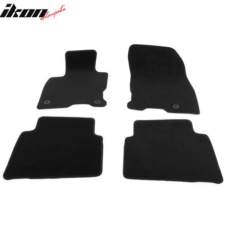 For 20-25 Lincoln Corsair Anti-Slip Front Rear Floor Mats Carpet Nylon Black 4PC