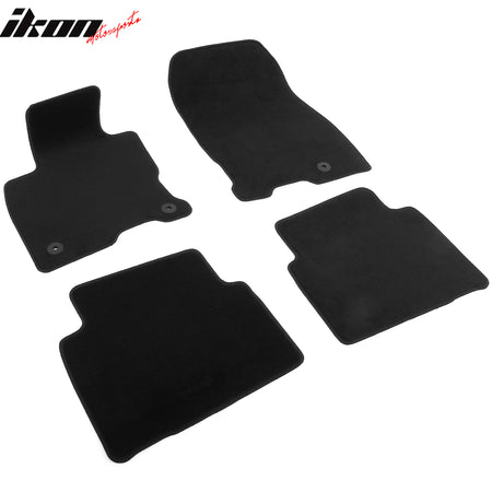 For 20-25 Lincoln Corsair Anti-Slip Front Rear Floor Mats Carpet Nylon Black 4PC