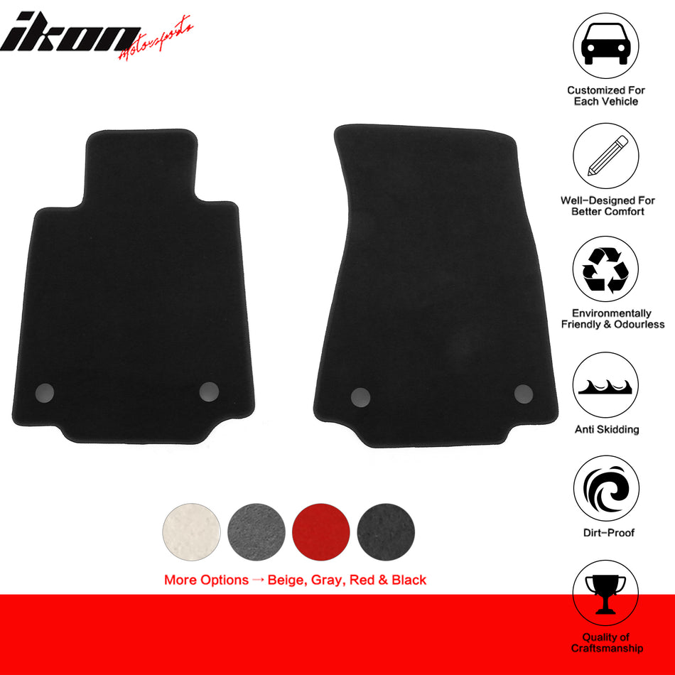 2023-2025 Nissan Z OE Black Front Rear Floor Mats Carpets Nylon