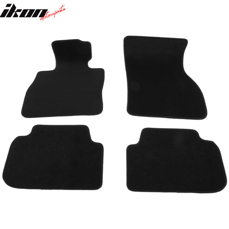 Fits 16-24 Mini Cooper Clubman Anti-Slip Front Rear Floor Mats Carpet Nylon 4PCS