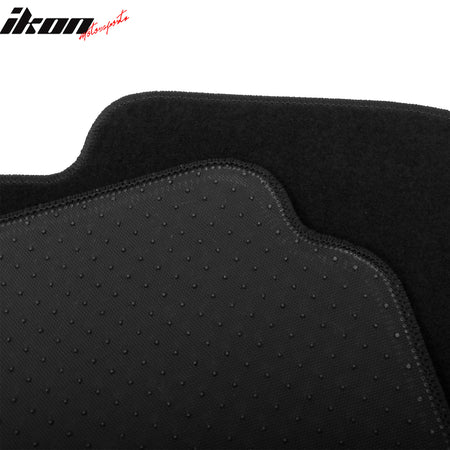 Fits 19-25 Cadillac XT4 Anti-Slip Front Rear Floor Mats Carpet Nylon 4PCS Black