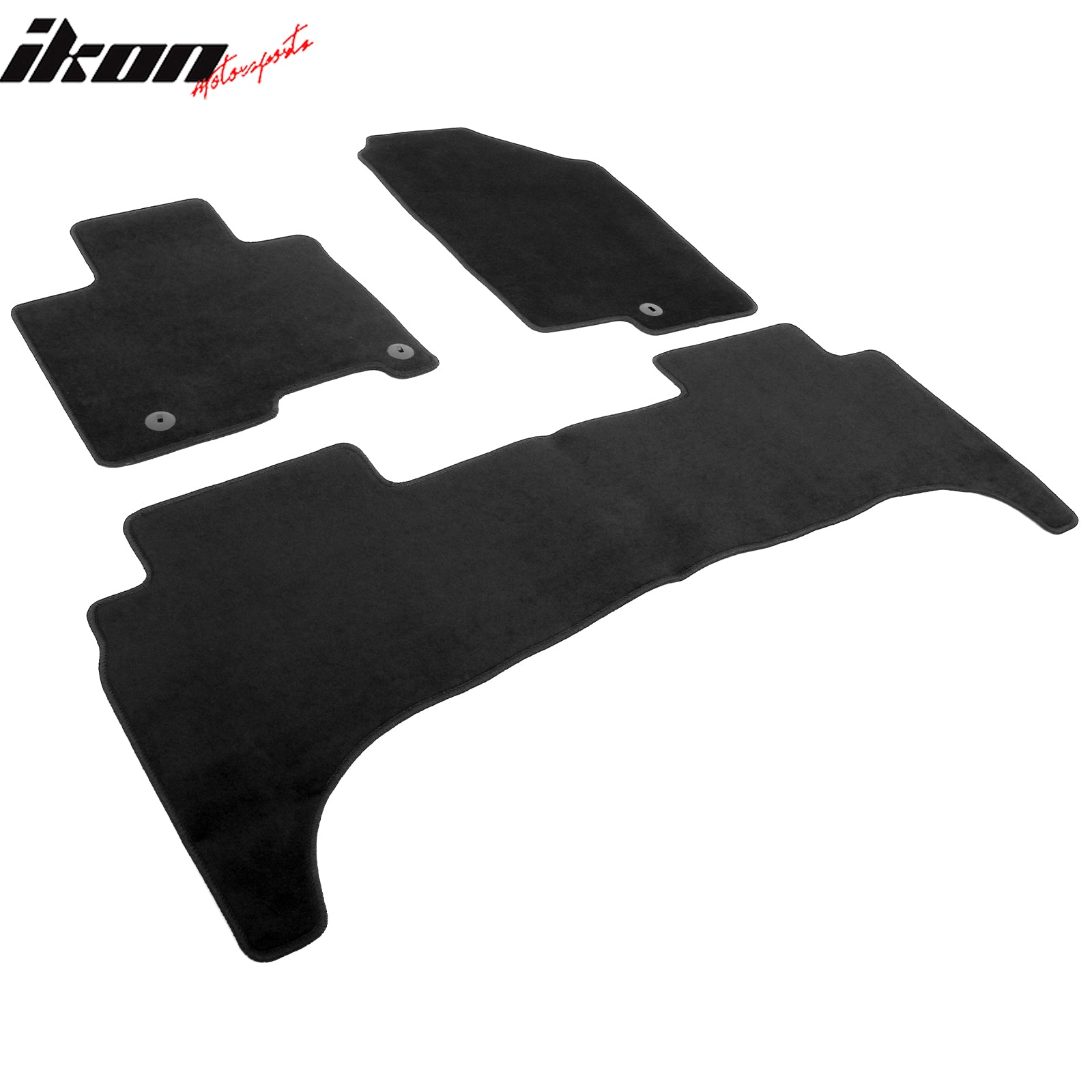 Fits 22-25 Hyundai Santa Cruz Anti-Slip Front Rear Floor Mats Carpet Nylon 3PCS