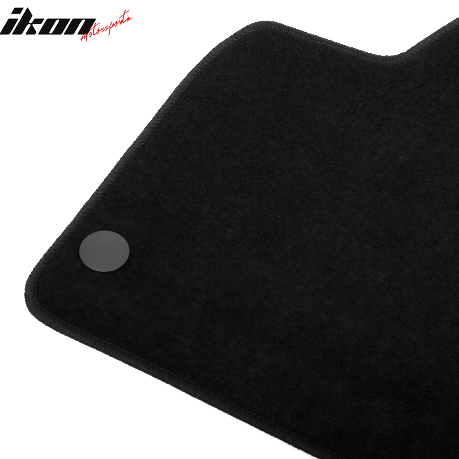 Fits 23-25 Nissan ARIYA Anti-Slip Front Rear Floor Mats Carpet Nylon 2PCS Black