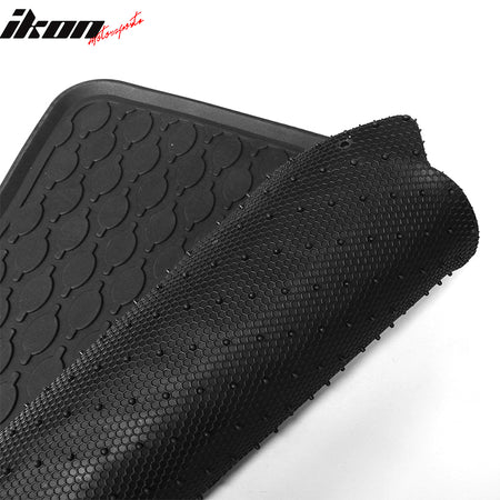 Fits 12-18 F30 3-Series/15-18 F80 M3 Heavy Duty Black Latex Floor Mats FOR (BMW)