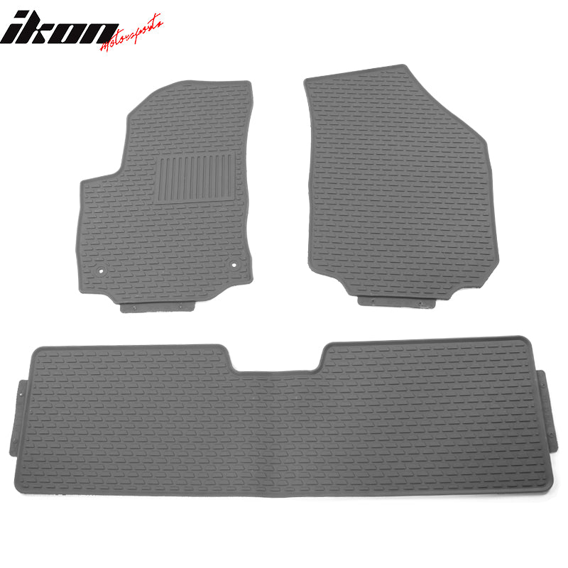 Fits 18-20 Chevy Equinox Rubber All Weather Floor Mats