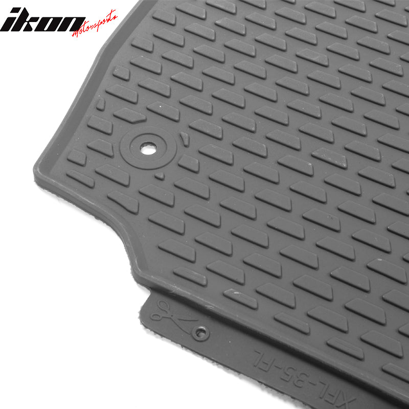 Fits 18-20 Chevy Equinox Rubber All Weather Floor Mats