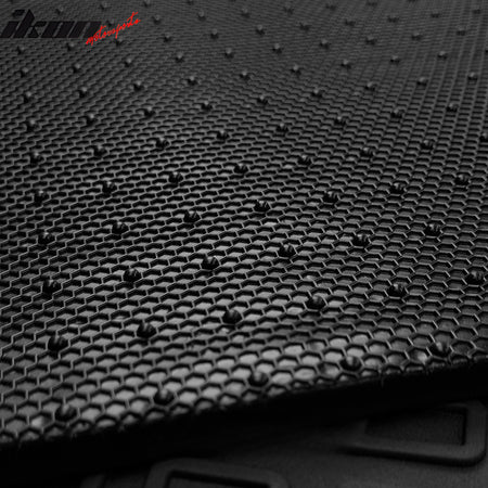 Fits 18-24 Nissan Kicks 5PC Heavy Duty Black Latex Floor Mats All Weather Carpet