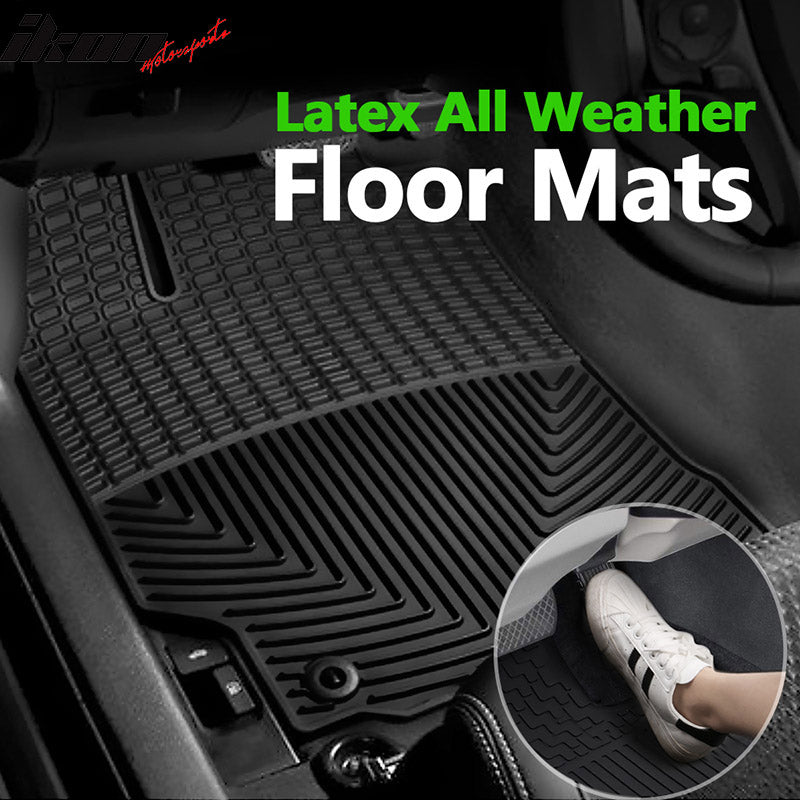 Car Floor Mat for 2012-2017 Toyota Camry Heavy Duty Black 5PC Latex