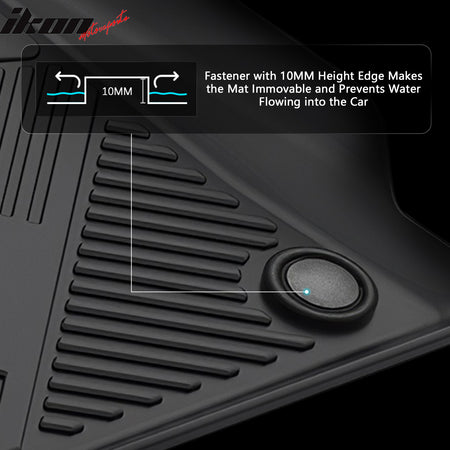 Fits 12-18 Audi A6 A7 Quattro RS7 S6 S7 All Weather 3D IKON Floor Mats Carpets