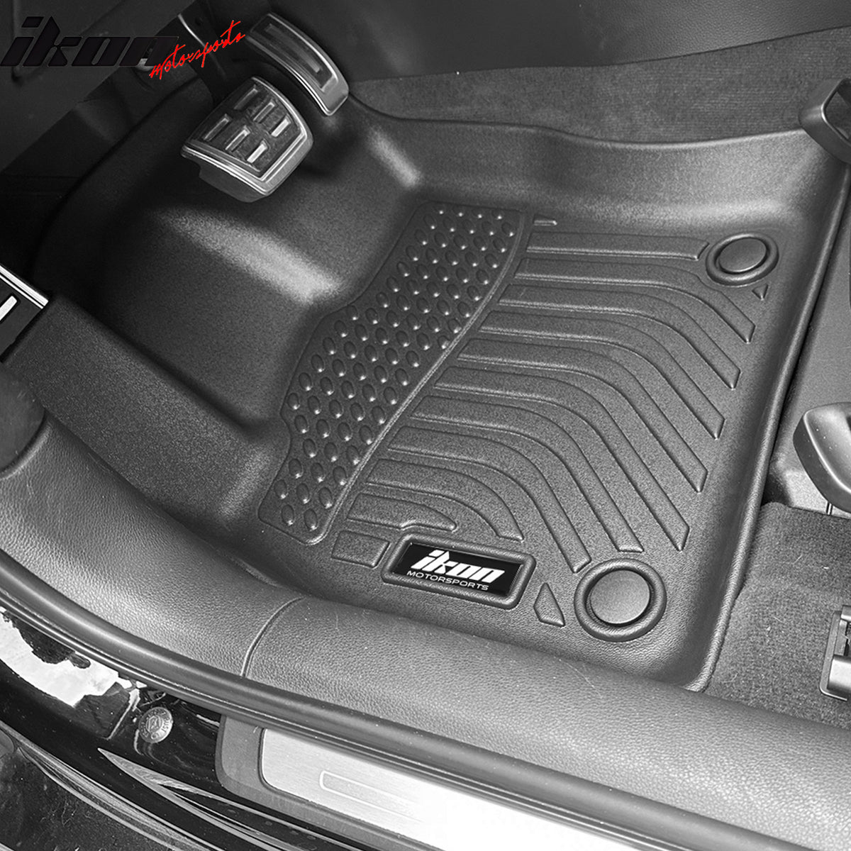Fits 16-20 Audi A3 & S3 Sedan TPE All Weather Waterproof 3D Floor Mats Carpets