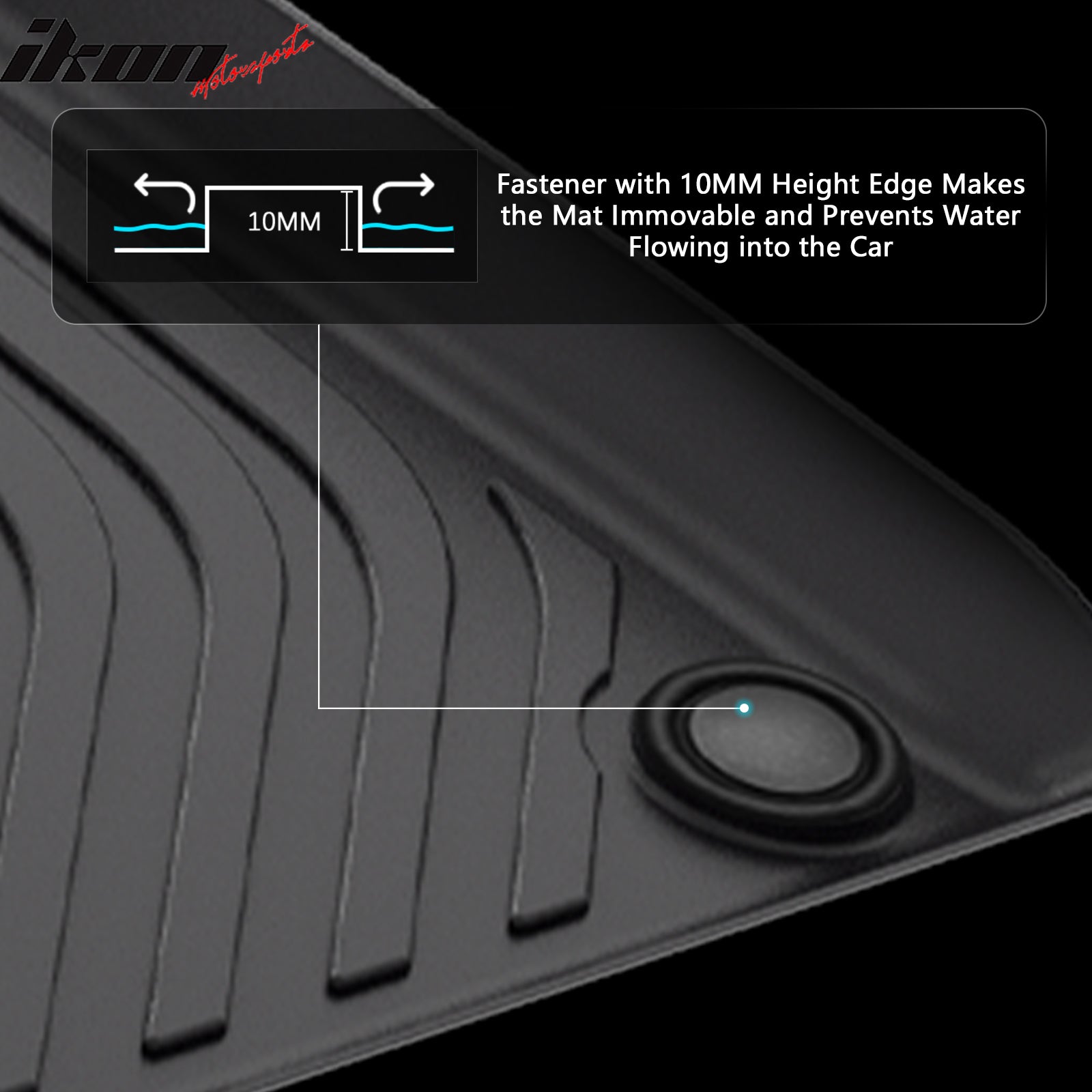 Fits 22-24 Audi e-tron GT & RS e-tron GT Heavy Duty Floor Mats Carpet Liner TPE