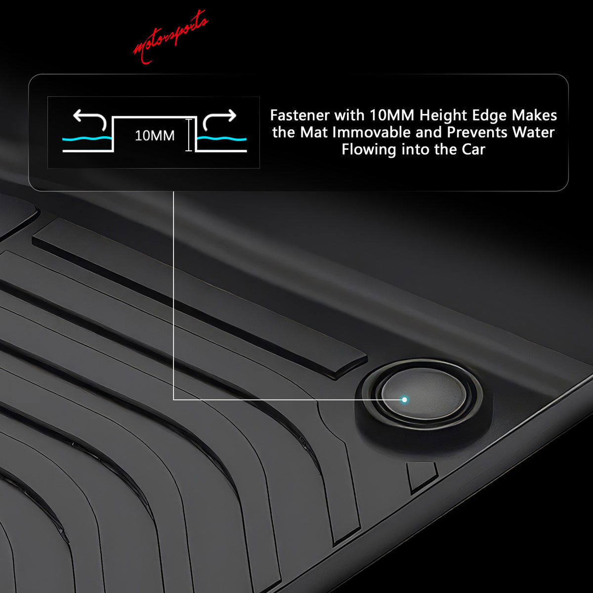 Fits 25-26 Audi Q6 SQ6 e-tron TPE All Weather 3D Floor Mats Cargo Liner Carpets