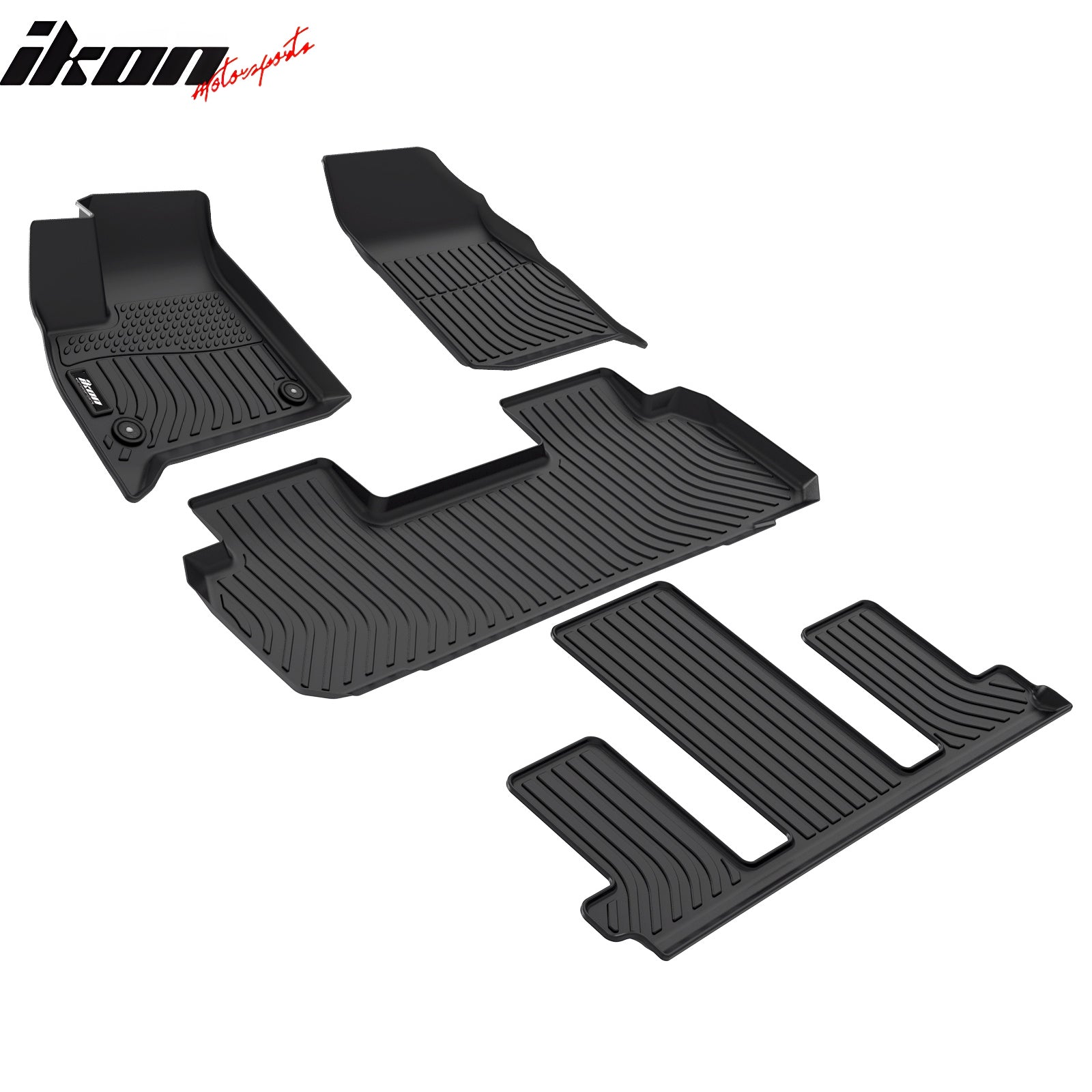 Fits 18-24 Buick Enclave 3D Molded TPE Floor Mats Heavy Duty Carpets 4PCS Set